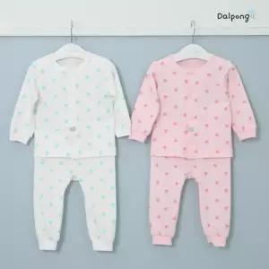 [달퐁]달퐁 하이튤립 내의 아기 실내복 아기내복