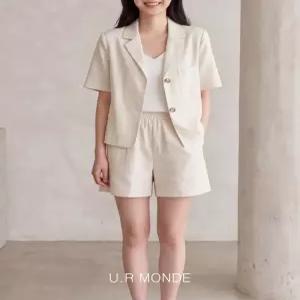 [유아몽드]원포켓 루즈핏 무지 반소매 자켓 팬츠 셋업 2color 데