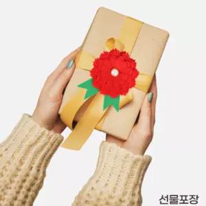 카네이션 뱃지DIY 부모님 선물 만들기 부직포 스승의날 어버이날 브로치 집콕놀이 선물포장