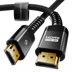 HDMI 케이블 UHD 8K 고화질 모니터 연결 출력 선 모니터케이블 영상 전송 미러링 TV 빔프로젝트 노트북