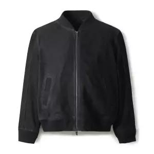 [롯데백화점]시리즈 냅 레더 자켓(SOUDM25303BKX)