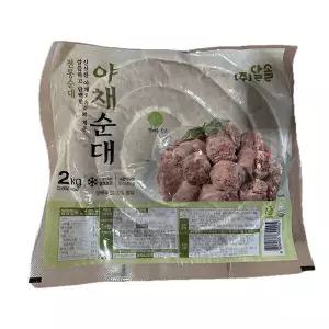 달솔 야채순대 2kg 냉동
