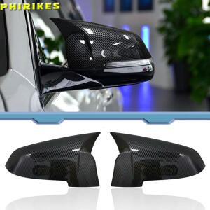 BMW 5 6 7  F10 F11 F18 F07 F12 F13 F06 F01 F02 LCI 용 카본 룩 블랙 자동차 사이드 미러 커버 캡