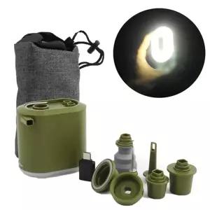 무선 공기주입기 휴대용 캠핑 에어매트 미니 전동 펌프 충전식 노...