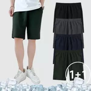 [굿스맨]1 1 남성 캠브릿지 캐주얼 무지 밴딩  반바지 1 1 4컬러