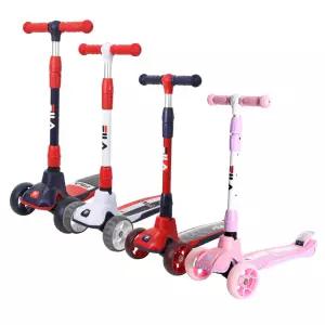 휠라 JR120 접이식 세발킥보드 LED휠 높낮이조절 유아동 스쿠터