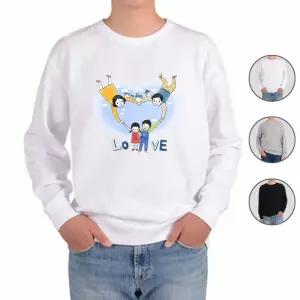 맨투맨 전색상 가정의달 행복한가족 au 프린트셔츠 DYV5+5VIb