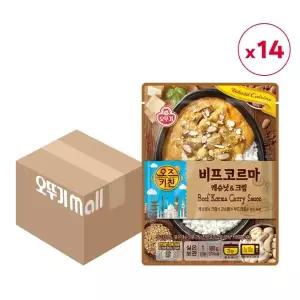오뚜기 3분카레 오즈키친 비프코르마 180g x 14팩