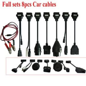풀세트 8개 자동차 obd2 케이블 진단 (델파이 호환 DS150 TCS CDP 멀티디아그 프로 OBD2 도구용)