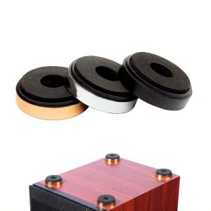 4피스 스피커 수리 부품 홈 시어터 사운드 시스템 용 DIY 오디오 액티브 충격 흡수 패드 액세서리