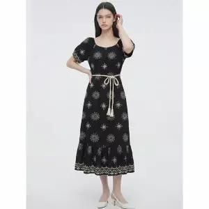 [하프클럽/카라]KARRA 에스닉롱원피스+벨트SET_A6M0147