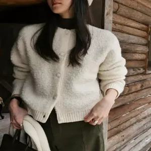 솜브레로스 여자 니트 울 모피 코트 보온 폴라폴리스 DOS1