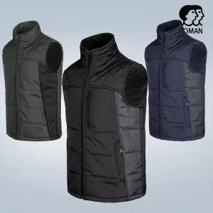 [보이투맨]HSW43 남성 누빔 패딩조끼 등산조끼 작업조끼 겨울_P348509697