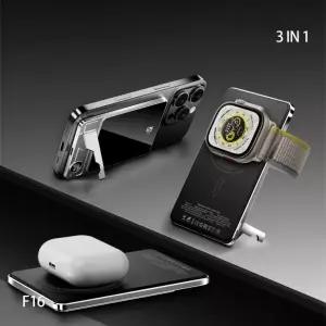3in1슬림 F16 맥세이프 대용량 5000mA/10000mA 고속충전 PD 20W KC인증 시계 이어폰