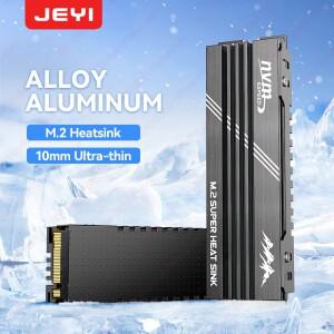 JEYI M.2 2280 SSD 히트싱크 PC/PS5 NVMe SSD/M.2 SATA 쿨러 알루미늄으로 최대 냉각 효과 제공