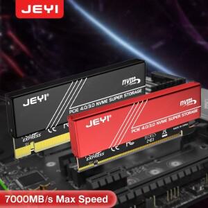 JEYI M.2 NVME-PCIE 4.0 X16 어댑터 알루미늄 방열판 케이스 pcie x16 Gen4 확장 카드 삼성 호환 980 PRO 9