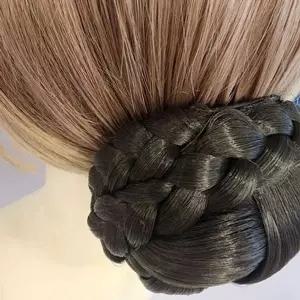 셀프 쪽머리 가발 웨딩 한복 업 고전-WFNSBRZ