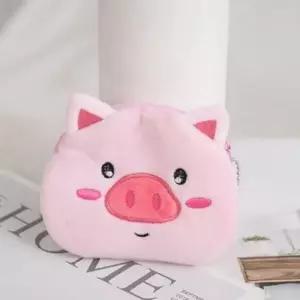 어린이 고리형 귀여운 돼지 지갑 동물 동전-WFNSAYO