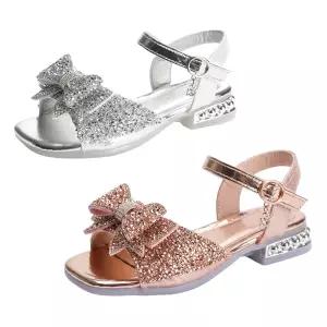 키즈트리 여아 샌들 유아 구두 아동 키즈 어린이 초등 학생 공주 반짝이 신발 SZ-499