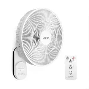 루첸 에어빔 벽걸이선풍기 무선리모컨 벽선풍기