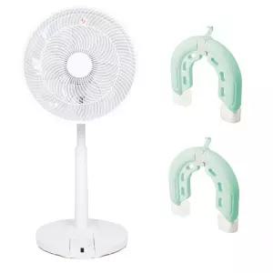 루첸 에어빔 풋터치 서큘레이터형 선풍기 무선리모컨 + 아이스톤 세트