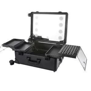 이동식 메이크업박스 LED 조명 캐리어 스탠드 22인치 출장