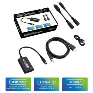 호환 HDMI 호환 컨버터 RGBS HD 비디오 어댑터 16/9 4/3, 콘솔 게임 액세서리, SEGA MD1 MD2 SNK용