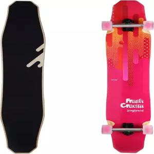 WHOME 롱보드 - 성인/청소년 소녀 초급/프로 댄싱 프리스타일 크루징 스케이트보드 프로 디자인 프레시