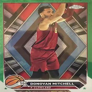 202324 탑스 크롬 도노반 미첼 농구 카드 쇼트 프린트 그린 패러렐 클리블랜드 캐벌리어스