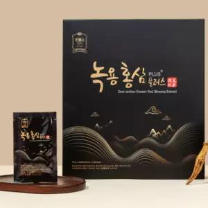 가정의달 부모님선물 녹용 홍삼 플러스 70ml x 30포 국내산 6년근 발효 홍삼액 홍삼 선물