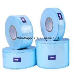 최저가  클리닉 멸균 포장 파우치 스팀 열 접착 플랫 릴 롤 용 할인