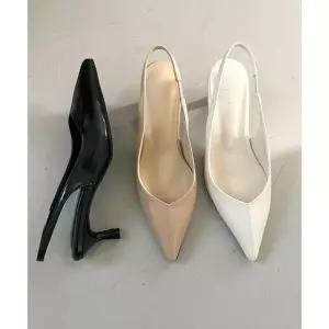 펌프스 토오픈 슬링백힐 웨지힐 정장구두 미들힐 구두-WFNSGIZ