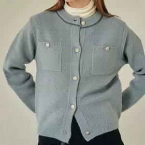 [리안뉴욕][리안뉴욕] 솔리드 트위드 니트 가디건