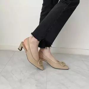 펌프스 샌들 슬링백힐 토오픈 여성신발 웨지힐 구두-WFNSH1I