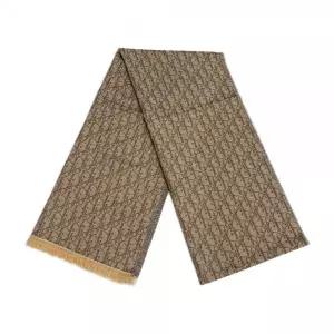 [DIOR]26SS 오블리크 자카드 패턴 프린지 스카프 베이지 68E0002A3013 187