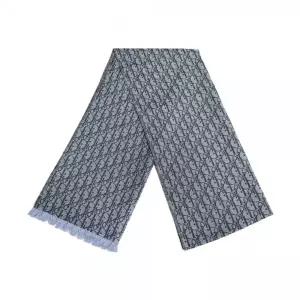 [DIOR]26SS 오블리크 자카드 패턴 프린지 스카프 그레이 68E0002A3013 885