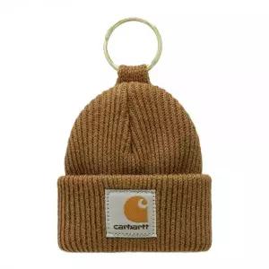 [칼하트]26SS 로고 패치 미니 와치비니 키링 브라운 I036420 HZXX