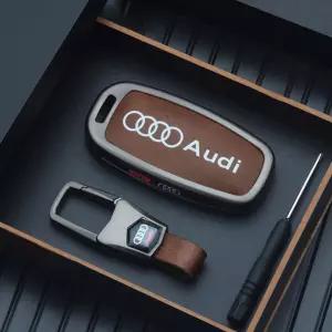아우디 키케이스 키링 A3 키홀더 Q4 메탈 Etron 23 Q7 가죽 A6L A8