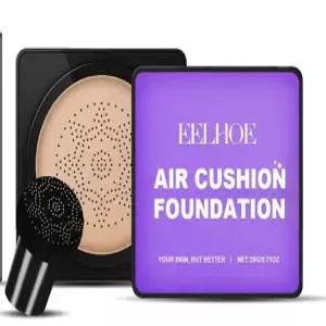 버섯 머리 에어 쿠션 CC 크림 BB 12시간 지속되는 방수 땀 방지 컨실러 완벽한 자연스러운 광채 메이크업