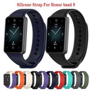 정품 실리콘 스트랩, 화웨이 아너 밴드 9 스마트 워치 손목 밴드, 스포츠 액세서리