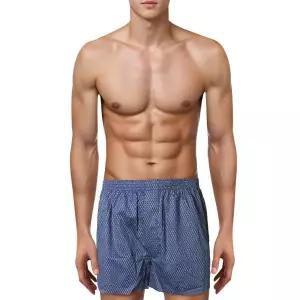 [롯데백화점]엘르이너웨어 남성 면80수 웨이브 기하학 트렁크(EEMTK142)