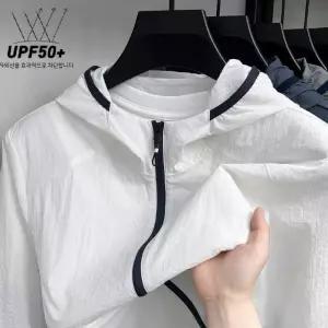 남성 여름 후드 래쉬가드 야상 슬림 통기성 빅사이즈 캐주얼 쿨링 스포츠 스킨 재킷 코트 C05Z2B 룩템