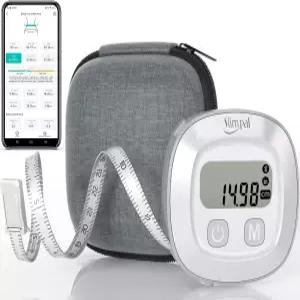 케이스 포함 슬림팔 바디 테이프 측정 체지방 모니터링 도구 신체용 BMI 피트니스 체형 및 체중 감량을