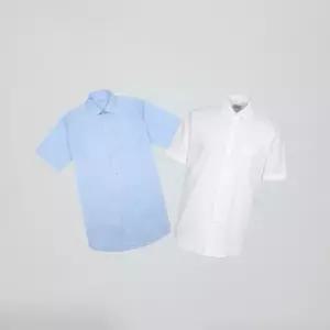 [예작]코튼폴리 면120수 여름드레스셔츠 반팔 일반핏(루미) YJ4MUR600_SC