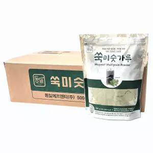 새마원 HACCP 국산 쑥미숫가루 500g-12개 식사대용 무설탕 라떼 분말 재료