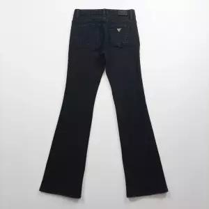 게스 청바지 사이즈23 스판 스키니진 흑청 데님팬츠
