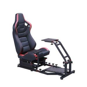 레이싱 게임 의자 시뮬레이션 게임의자 세트 조절 차량 올블랙 카레이싱 카본패턴 모델