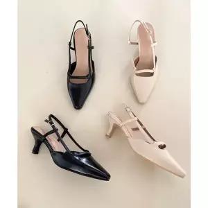 슬링백 토오픈 웨지힐 펌프스힐 여성신발 정장구두-WFNSIVA