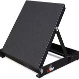 암스태프 피트니스 조절 가능한 뒤꿈치 팅용 스쿼트 경사 보드 - 미끄럼 방지 고밀도 상승 웨지로 역도