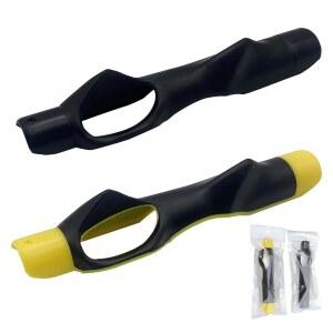 SOPHEANTE 2팩 골프 그립 트레이너, 스윙 및 정확도 향상, 올바른 손 위치를 위한 클럽 키트 보조 액세서리